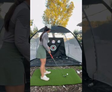 End of day practice sesh #golf #golfshorts #skillest #golfgirls #golfer