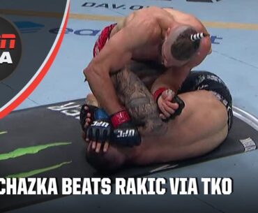 Jiri Prochazka TKO’s Aleksandar Rakic to close out UFC 300 prelims | ESPN MMA