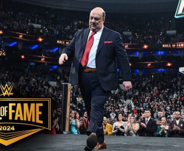 Paul Heyman receives raucous ovation from Philly crowd: WWE Hall of Fame 2024 highlights
