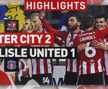 HIGHLIGHTS: Exeter City 2 Carlisle United 1 (6/1/24) EFL Sky Bet League One
