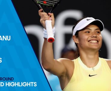 Emma Raducanu v Shelby Rogers Extended Highlights | Australian Open 2024 First Round