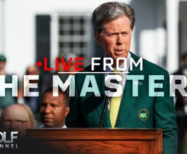 Fred Ridley discusses Augusta, ball rollback (FULL PRESSER) | Live From The Masters | Golf Channel