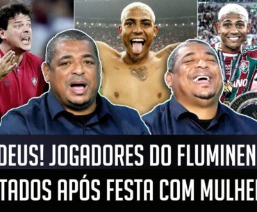 "DENTRO DO HOTEL??? Cara, as MULHERES dos jogadores do Fluminense agora..." Vampeta FALA de POLÊMICA
