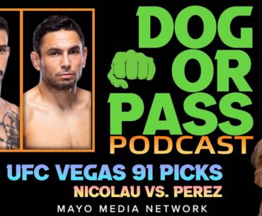 UFC Vegas 91 Picks, Bets, Props | Nicolau vs Perez Fight Previews, Predictions
