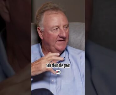 Larry Bird Said this about the GOAT Debate🤠 #shorts #ytshorts #nba