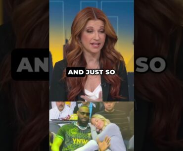 Rachel Nichols reacts to #LeBron's viral moment with #Lakers owner Jeanie Buss 🏀👀