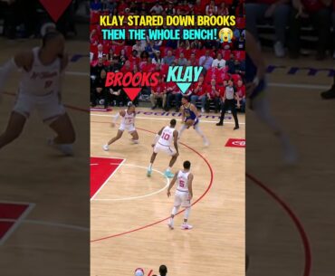 Klay Thompson was ON SMOKE vs Brooks & The Rockets!🍿👀