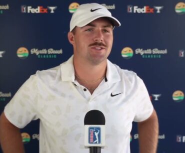 Chris Gotterup Friday Flash Interview 2024  Myrtle Beach Classic ©️ PGA Tour