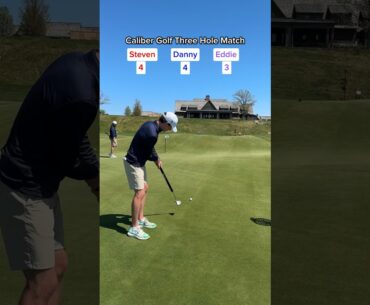 Caliber Golf Three Hole Match at Erin Hills (w/ @calibergolf) #golf #shaftandgrip #putter