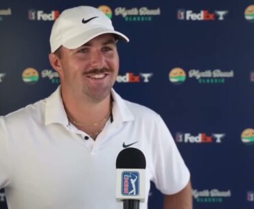 Chris Gotterup Saturday Flash Interview 2024 Myrtle Beach Classic ©️ PGA Tour