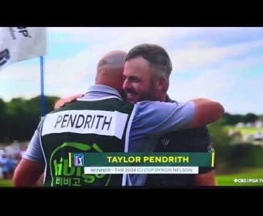 Taylor Pendrith wins The CJ Cup Byron Nelson 2024 🇨🇦⛳️🎈🎊🎉 1st career PGA Tour win  5-5-24