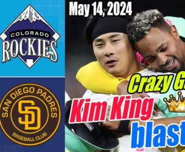 Padres vs Rockies (05/14/2024) Full Game Highlights | Kim Ha-Seong - The Beast of Padres