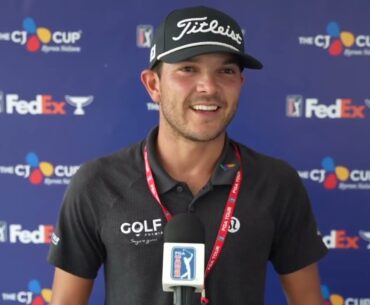 Raúl Pereda Thursday Flash Interview 2024 THE CJ CUP Byron Nelson © PGA Tour