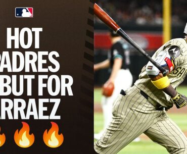 Luis Arraez makes a HOT START in his first game with the Padres!!
