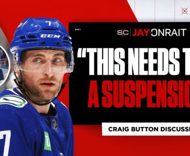 ‘This needs to be a suspension': Button on Soucy's cross-check on McDavid