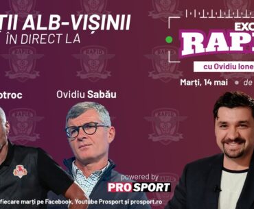 EXCLUSIV RAPID 📣cu Ioan Ovidiu Sabău și Florin Motroc. ”Unii jucători nu înțeleg spiritul Rapidului”