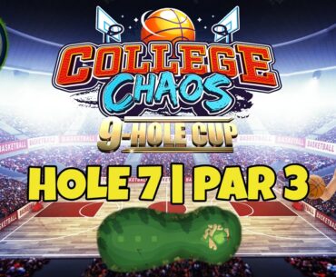 Master, QR Hole 7 - Par 3, HIO - College Chaos 9-hole cup, *Golf Clash Guide*