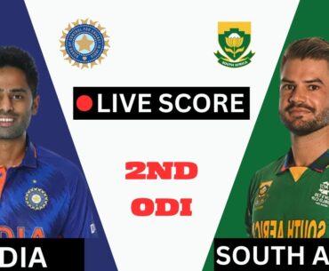 Live: India vs South Africa Match | 2ND ODI | IND vs SA Today Match Live Score