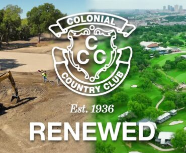 TOTAL golf course transformation in less than a year! | Colonial CC | PGA TOUR Originals