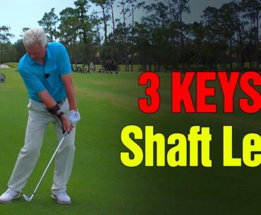 3 Keys to Lean The Shaft and Compress the Golf Ball