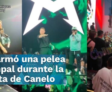 Se armó una pelea campal durante la fiesta de Canelo Álvarez tras vencer a Jaime Munguía