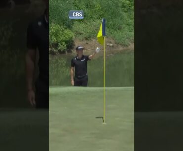 Justin Thomas holes out from the bunker at Valhalla 👀 👏
