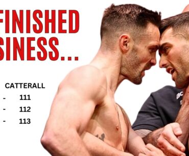 Taylor vs Catterall 2 - Unfinished Business