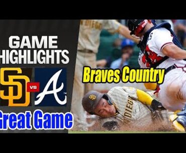 Atlanta Braves vs San Diego Padres | Game Highlights May 19, 2024 | Light Speed 150km💥
