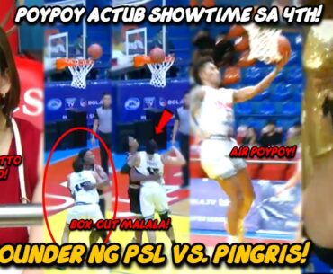 MARC PINGRIS NAKATAPAT ANG HARI NG REBOUND NGAYON SA PSL! POYPOY ACTUB NAGPAHIYAW NG CROWD!