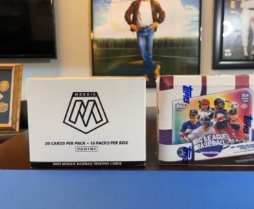 Sports Card Club Group Box and Case Breaks 2024 Topps Big League Hobby & 2022 Mosaic Hanger Pack Box