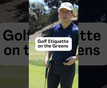 Golf Etiquette on the Greens #golf #golftips #golfer #shorts