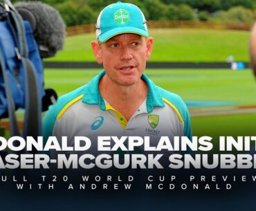 Andrew McDonald sits down with Gerard Whateley to answer ALL of the hard hitting questions - SEN
