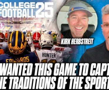 Kirk Herbstreit Says EA Is Dedicated To Making College Football 25 Right For The Fans | Pat McAfee