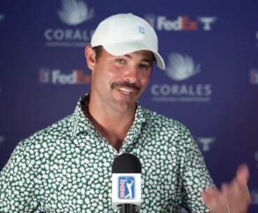 Wesley Bryan Saturday Leader Flash Interview 2024 Corales Puntacana Championship © PGA Tour