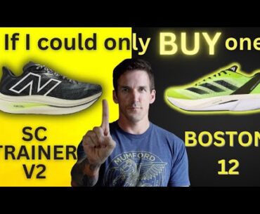 Super Trainer SHOE BATTLE: Adidas Boston 12 VS New Balance SC TRAINER v2