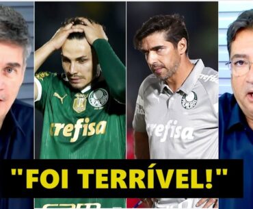 "O Palmeiras tem MUITOS PROBLEMAS! E COMO É que o Abel VAI CHEGAR nos caras e..." EMPATE é CRITICADO