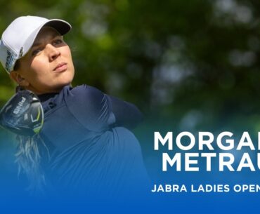 Morgane Metraux fires a 64 (-7) to lead by six | Jabra Ladies Open