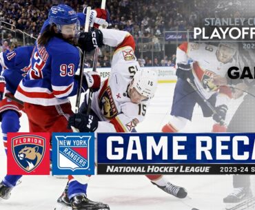 Gm 2: Panthers @ Rangers 5/24 | NHL Highlights | 2024 Stanley Cup Playoffs