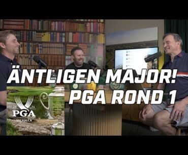 Äntligen Major: PGA Championship dag 1, de 7 svenskarna och lite floppslagsskola