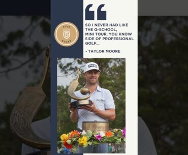 Taylor Moore's Golf Journey  #golf #pgatour