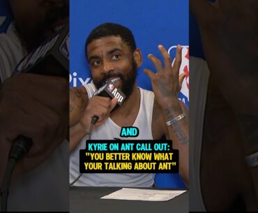 Kyrie had 24 Points in the 1st Half with ANT as his main matchup!😭