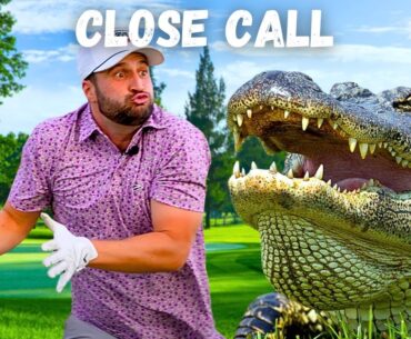 They Had A Scary Encounter With A Massive Alligator On The Golf Course | Moments Of The Week