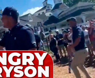 BRYSON DECHAMBEAU tossed a ball to a kid and a GROWN MAN SWIPED it from him: furious reaction