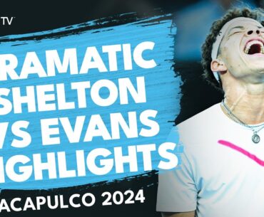 DRAMATIC Ben Shelton vs Dan Evans Highlights | Acapulco 2024