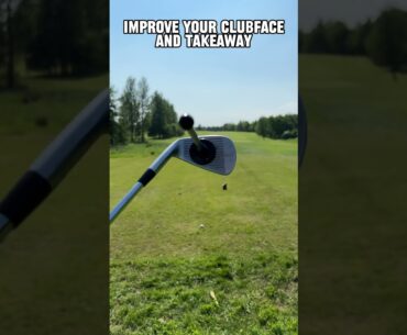 Open clubface and inside takeaway?? Here’s a feel! #golf #golftips #golfswing #slice #golfer