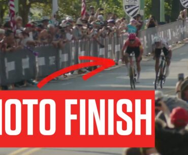 Elite Men's Road Race Ends In Photo Finish At USA Cycling Pro Road Nationals 2024