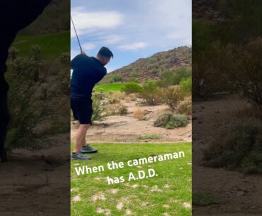 When your Cameraman has a short attention span. #golf #funny