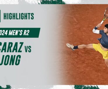 Alcaraz vs De Jong Round 2 Highlights | Roland-Garros 2024