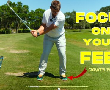 Learn How To Start Your Downswing Like A Pro By Using Your Feet Like This...
