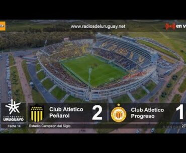 ⚽ Peñarol 3 - 1 Progreso en vivo 🔊 Apertura 2024